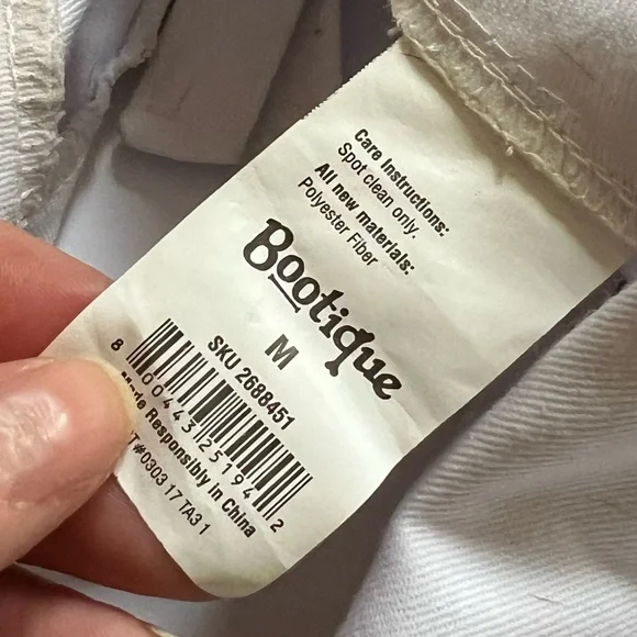 Bootique Dog Popeye Sailor Muscle Man Costume White Size M - Picture 3 of 4